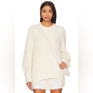 Free People Teddy Sweater Tunic in Sugar Swirl